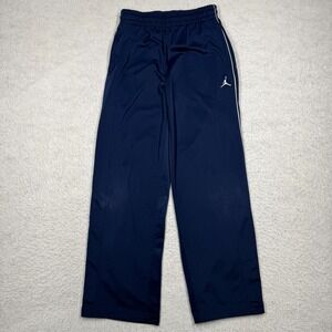 Vintage 2009‎ Jordan by Nike Wide Leg Track Pants Blue Youth Boys Size L (16/18)